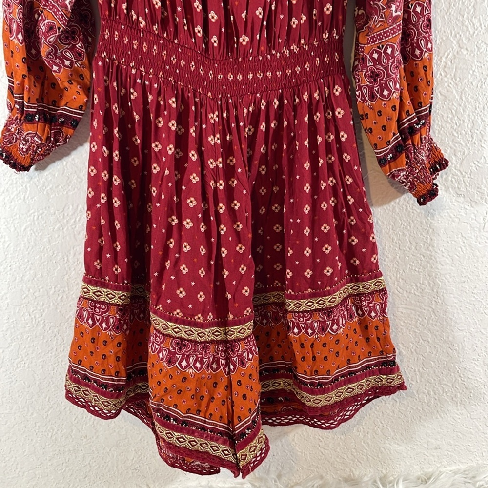 SUPERDRY Ameera Off The Shoulder Playsuit Romper Size 6 - Picture 9 of 16